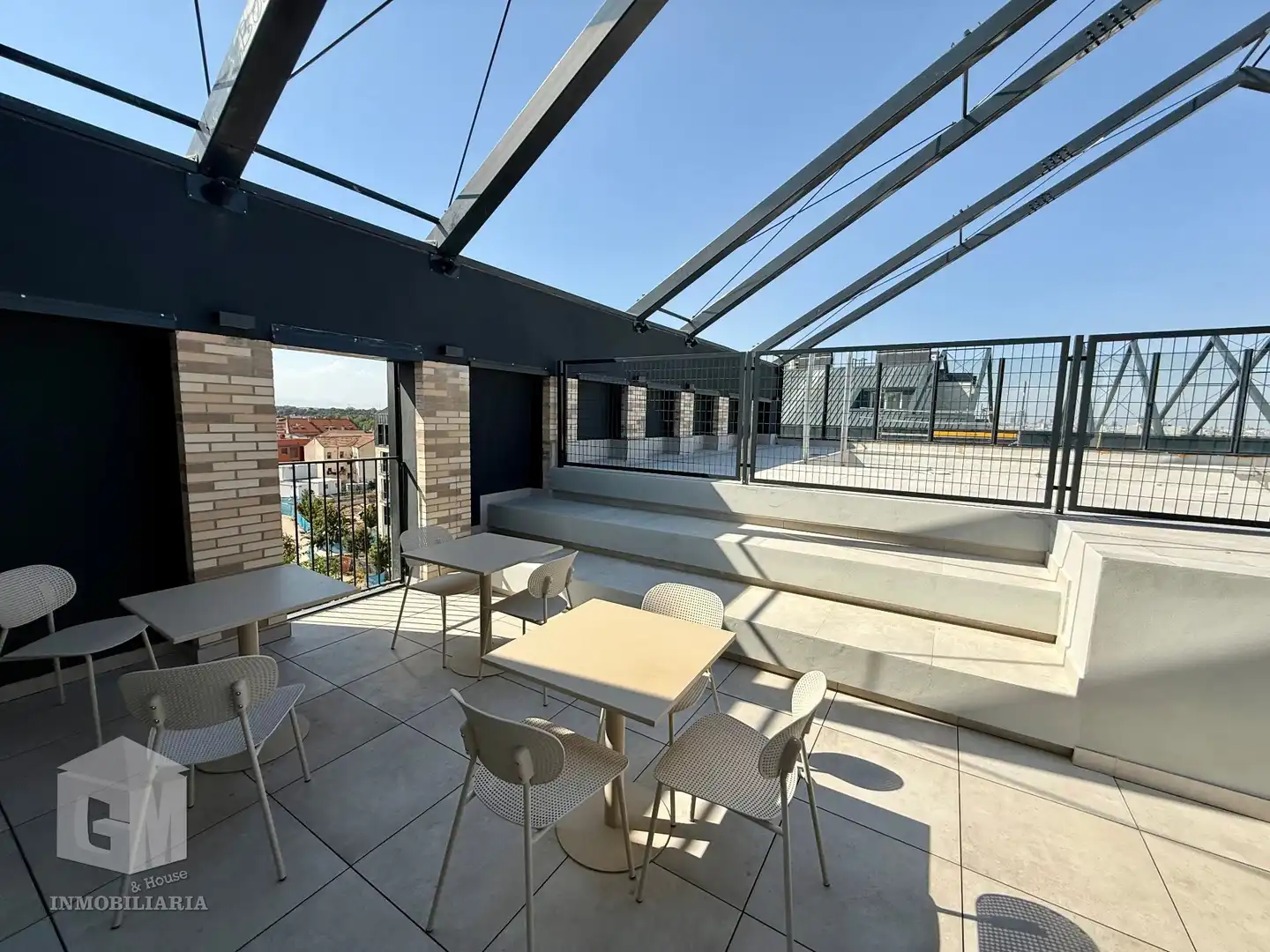 Terrace of Apartments for rent in Madrid  with Air Conditioner, Heating and Storage room