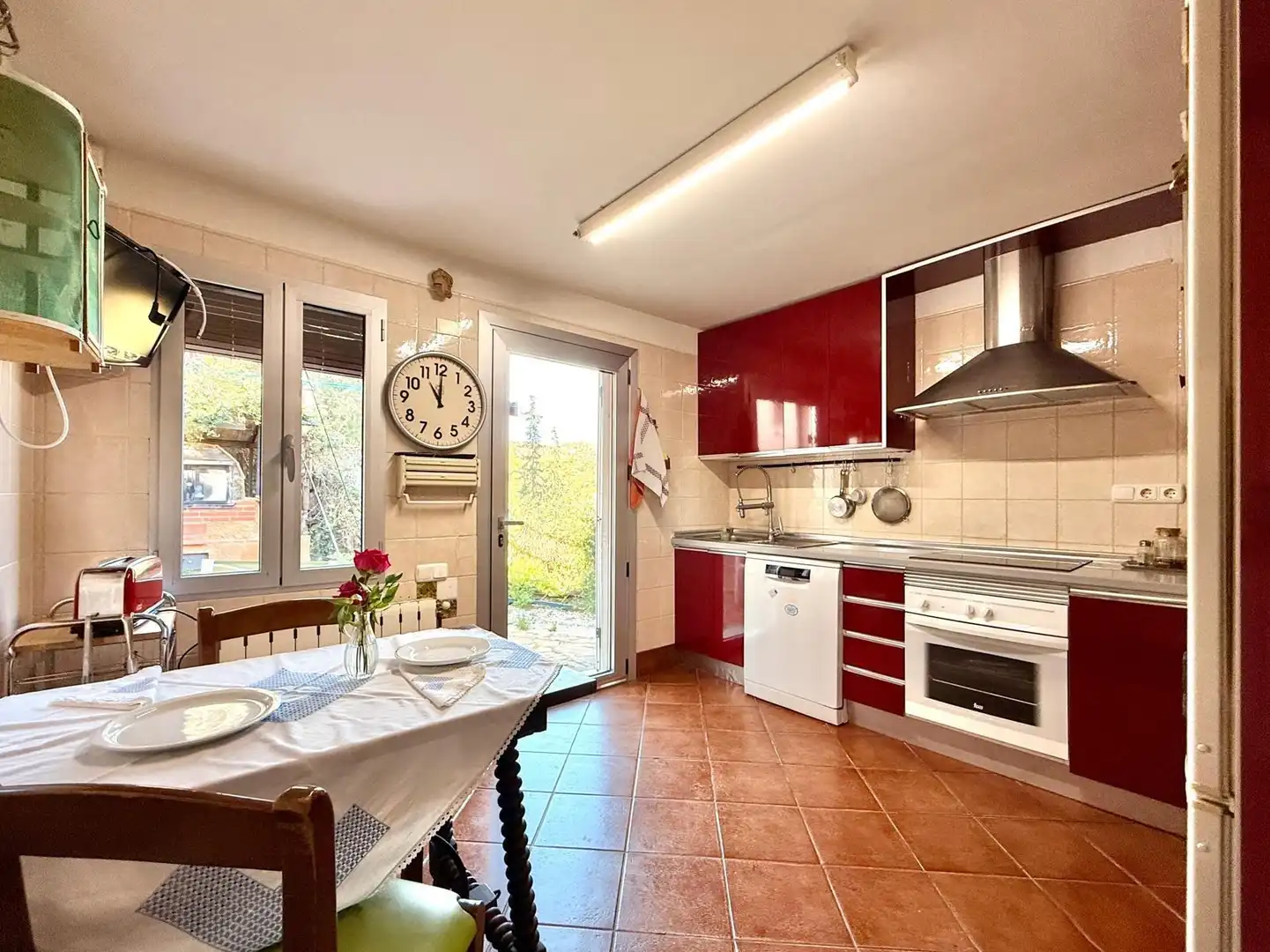 Cocina de Finca rústica en venta en Murcia con Aire acondicionado, Jardín privado y Terraza