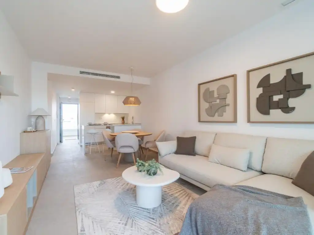 Living room of Apartments for sale in Orihuela  with Air Conditioner and Swimming Pool