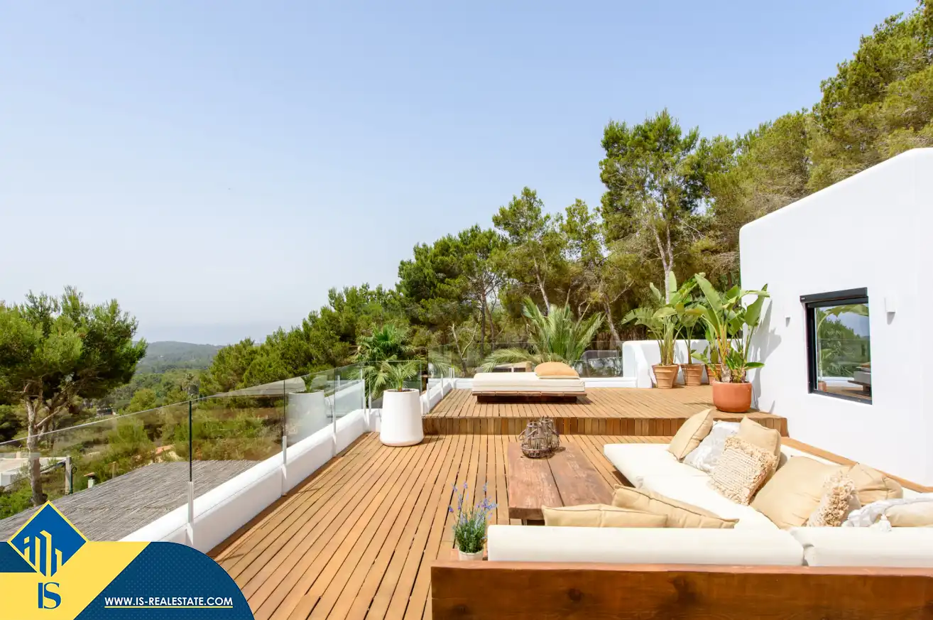 Terraza de Casa o chalet en venta en Sant Josep de sa Talaia con Aire acondicionado, Calefacción y Jardín privado