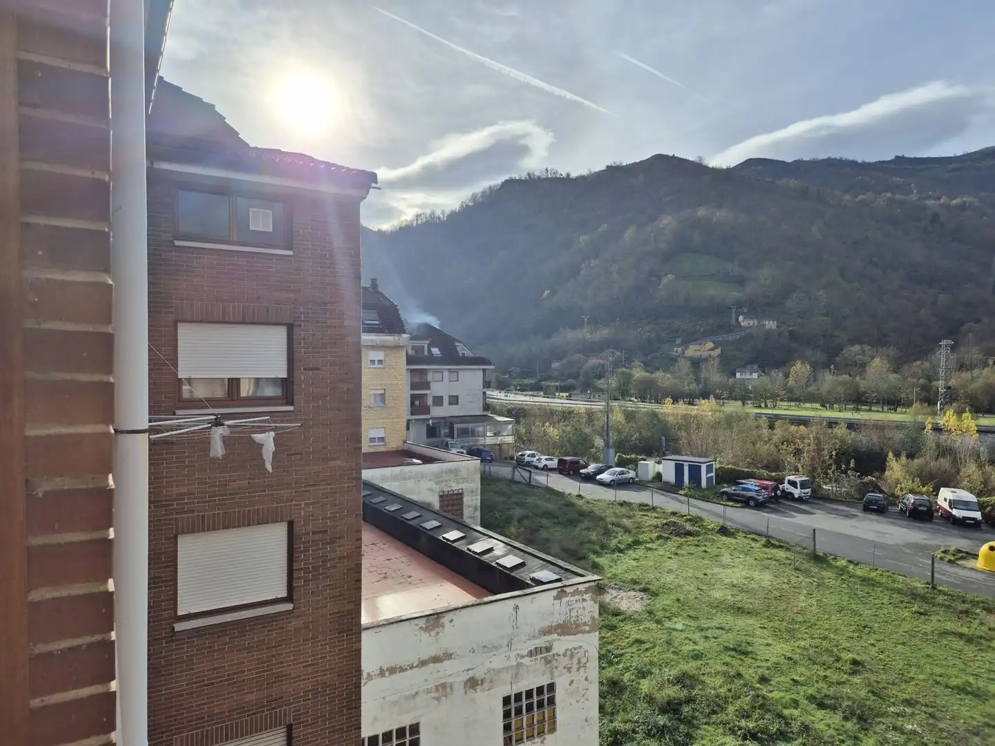 Exterior view of Flat for sale in Aller  with Terrace, Storage room and Swimming Pool