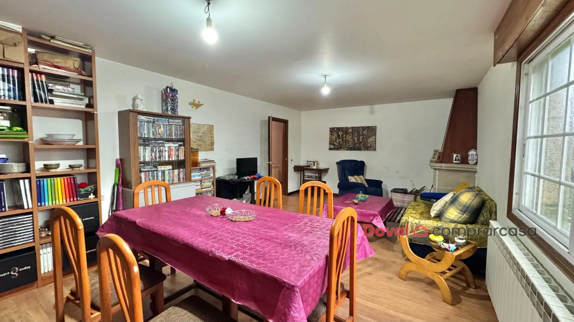 Sala de estar de Casa o chalet en venta en Vigo  con Calefacción, Jardín privado y Parquet