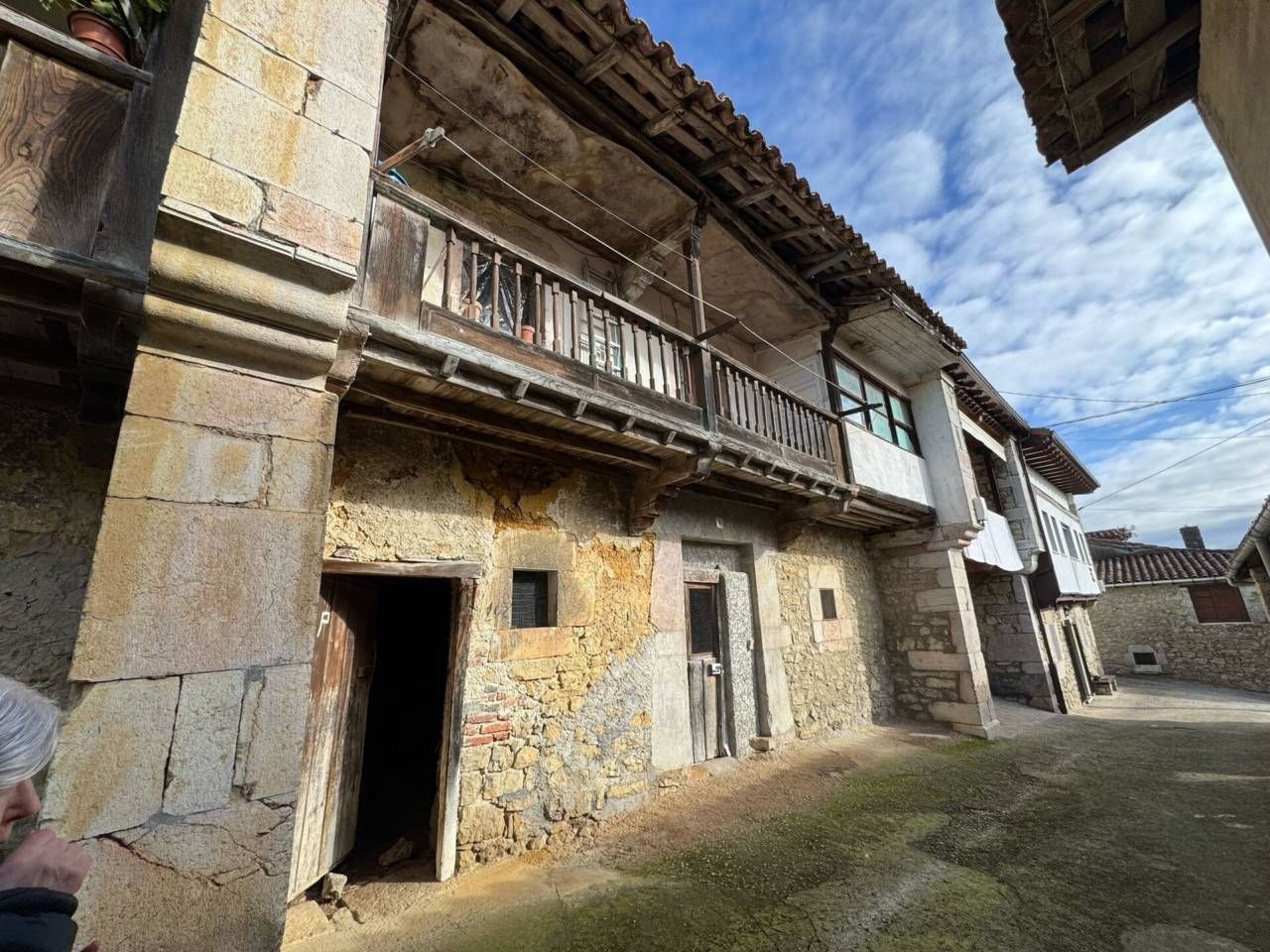 Exterior view of Single-family semi-detached for sale in Llanes  with Balcony