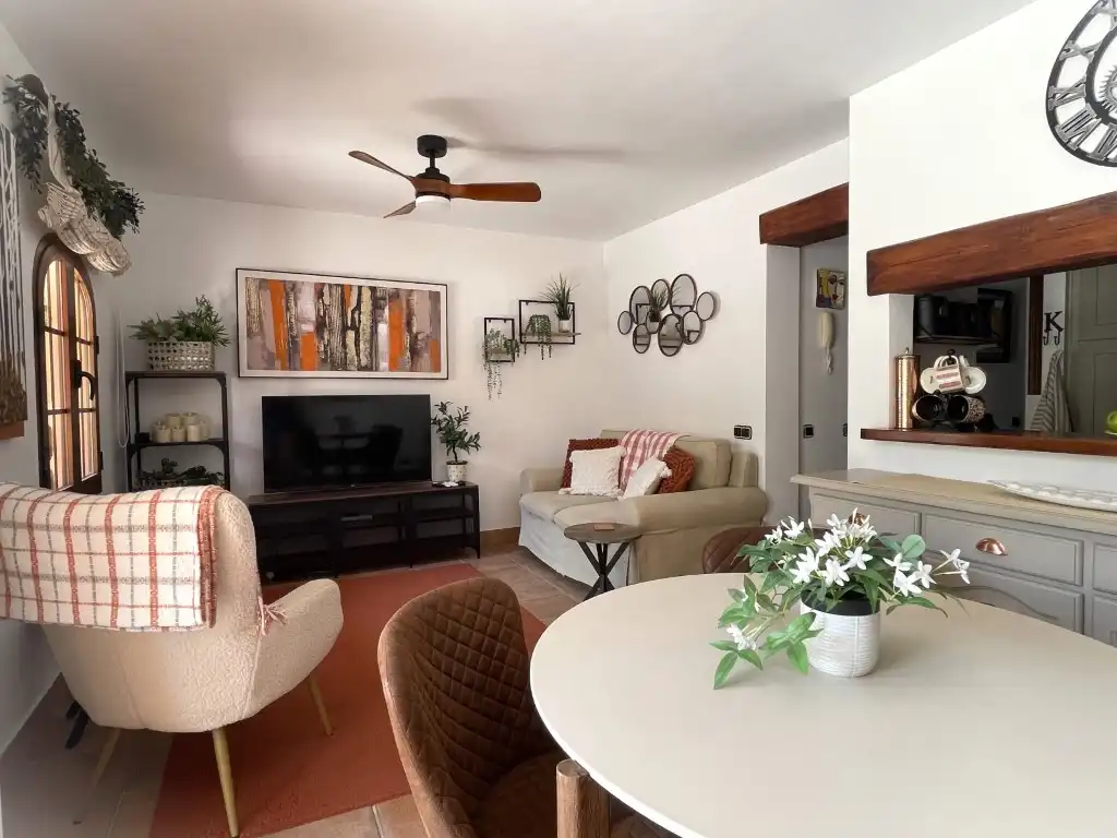 Sala d'estar de Apartament en venda en Cuevas del Almanzora amb Aire condicionat, Calefacció i Terrassa