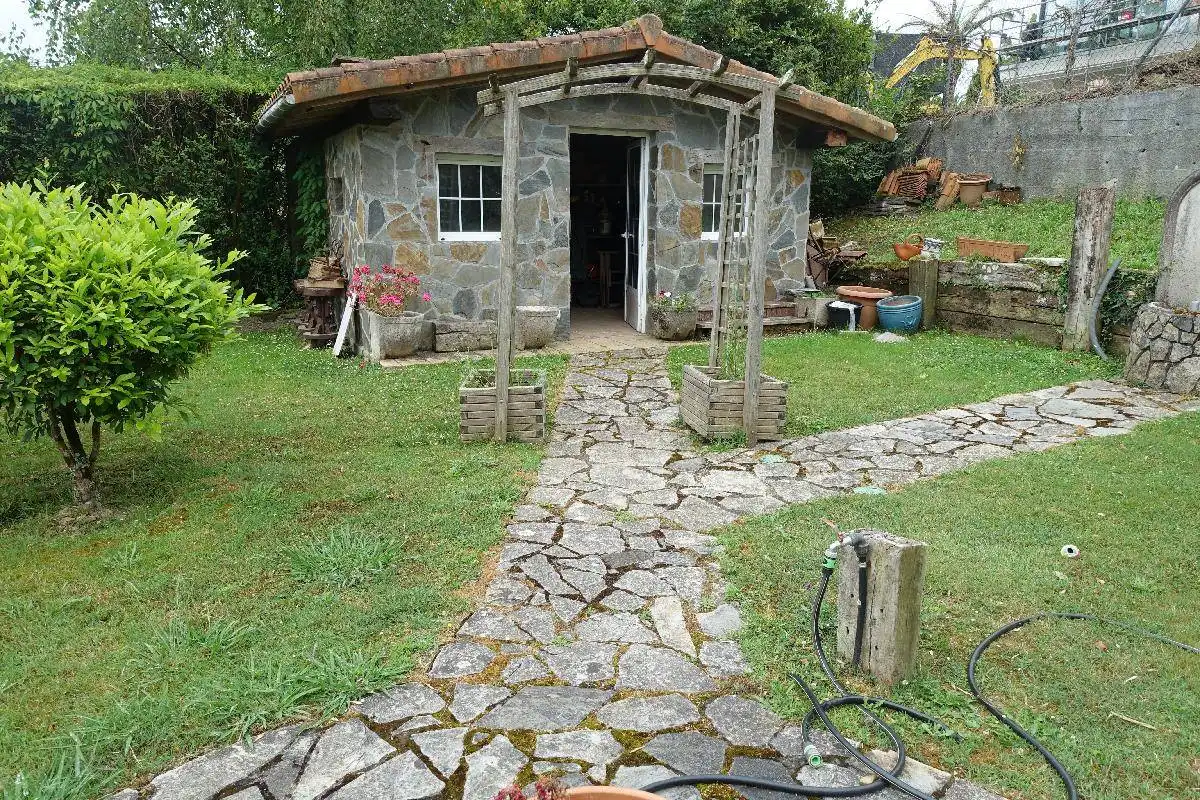 Vista exterior de Casa o xalet en venda en Mungia amb Calefacció, Jardí privat i Terrassa