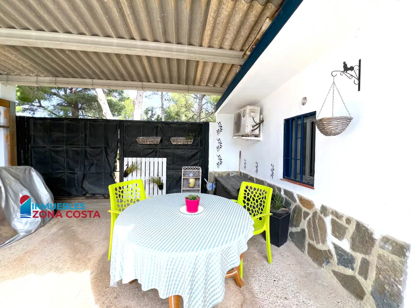 Terraza de Finca rústica en venta en Vilamarxant con Aire acondicionado, Jardín privado y Terraza