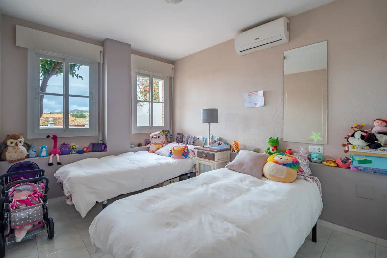 Bedroom of Houses for sale in Málaga  with Air Conditioner, Heating and Private garden