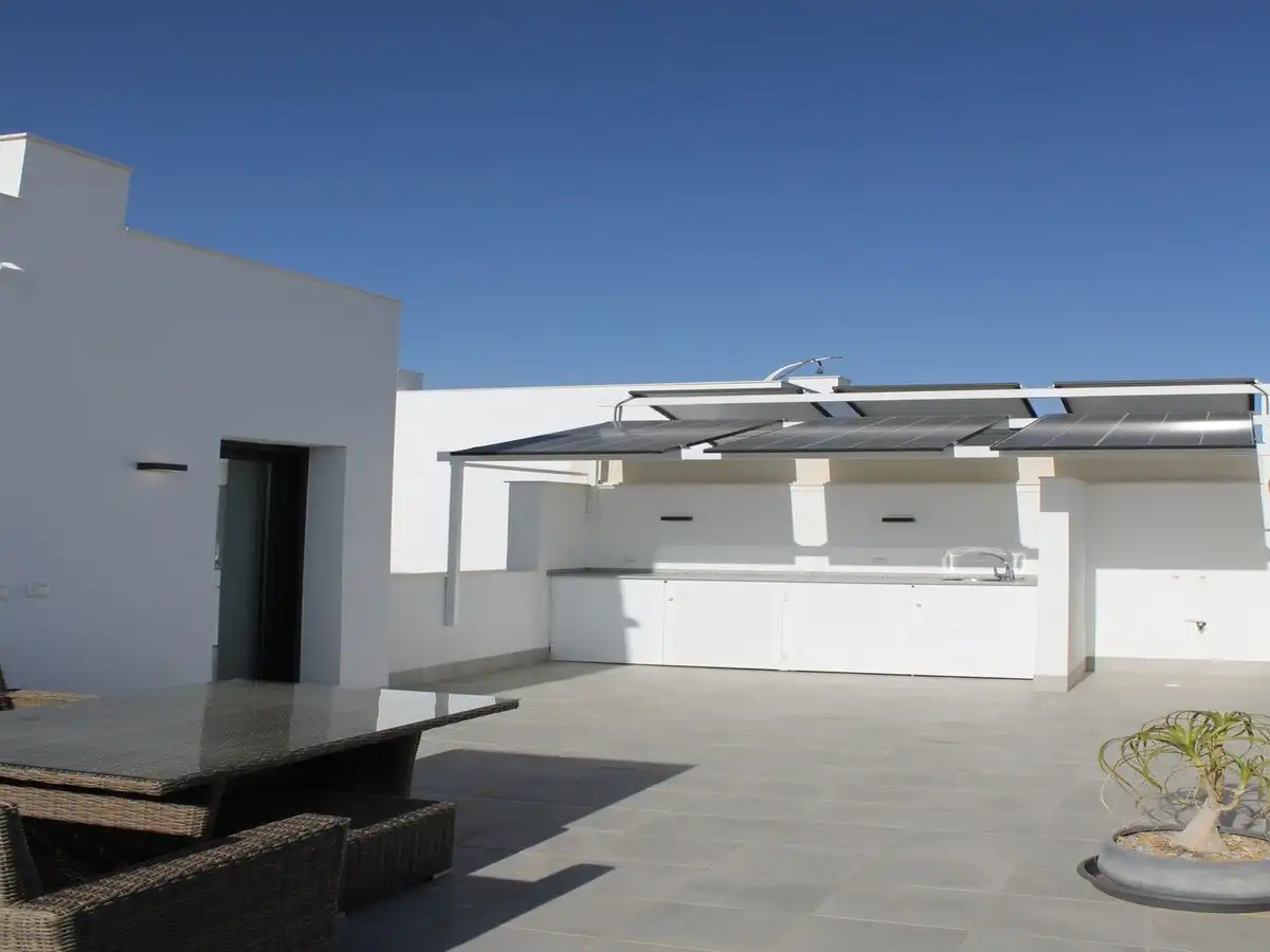 Terrassa de Casa o xalet en venda en Torre-Pacheco amb Piscina