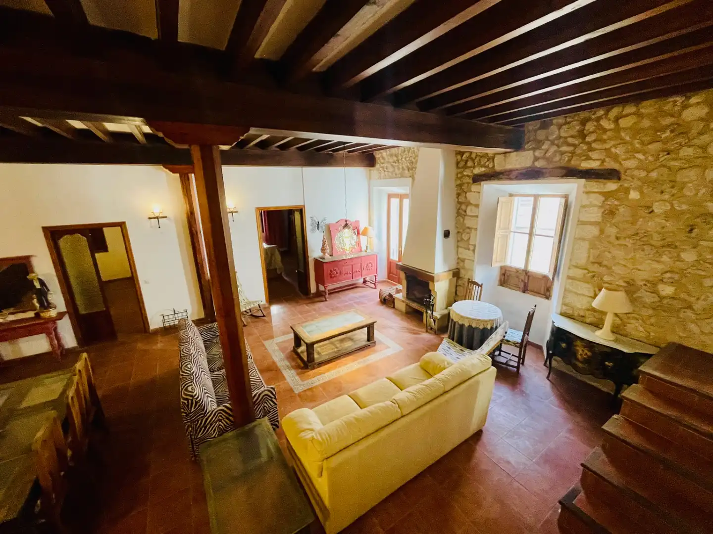Sala de estar de Casa o chalet en venta en Selva con Terraza, Amueblado y Horno