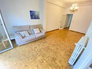 Wohnzimmer von Wohnung zur Miete in Madrid mit Heizung, Möbliert und Ofen