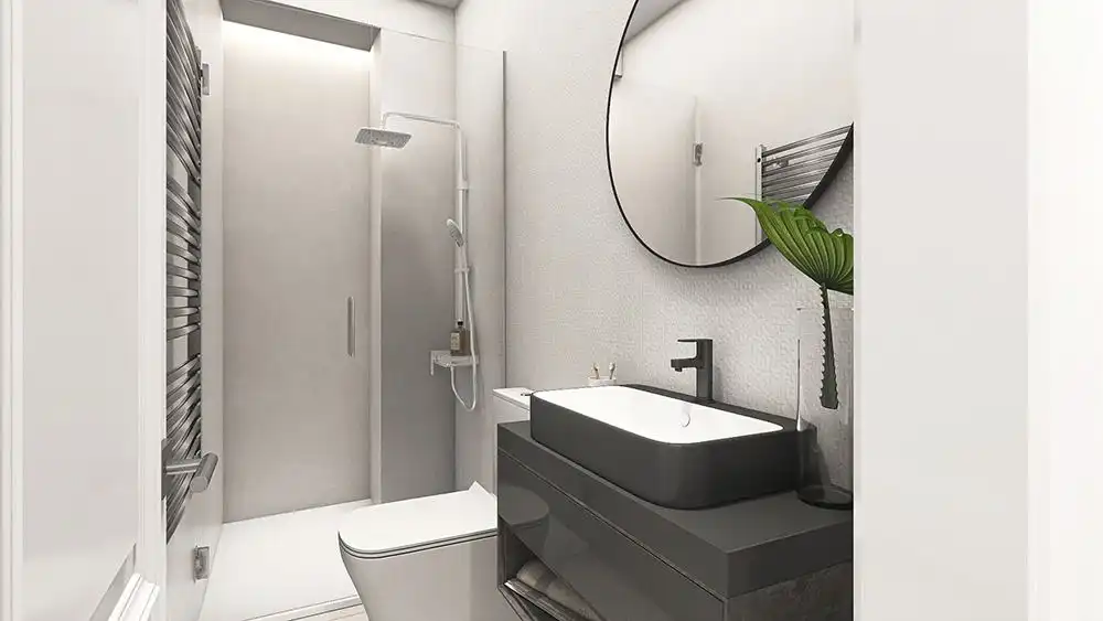 Bathroom of Flat for sale in Salamanca  with Air Conditioner, Heating and Balcony