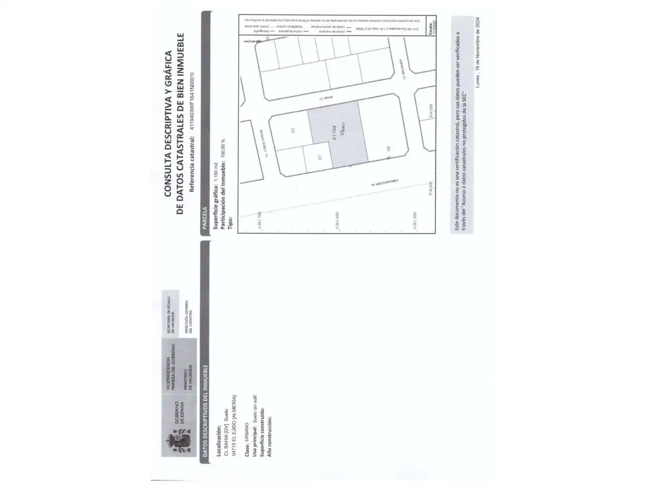 Residencial en venda a Calle BAHÍA, 10, Guardias Viejas