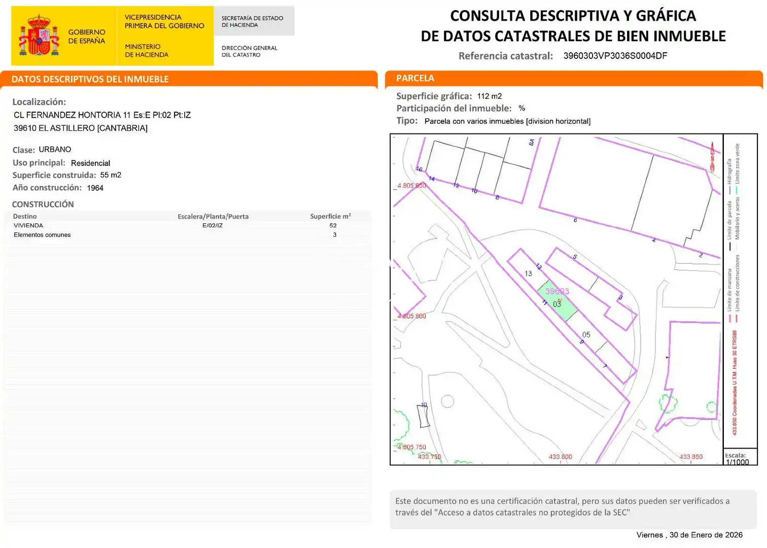 Piso en venta en El Astillero  
