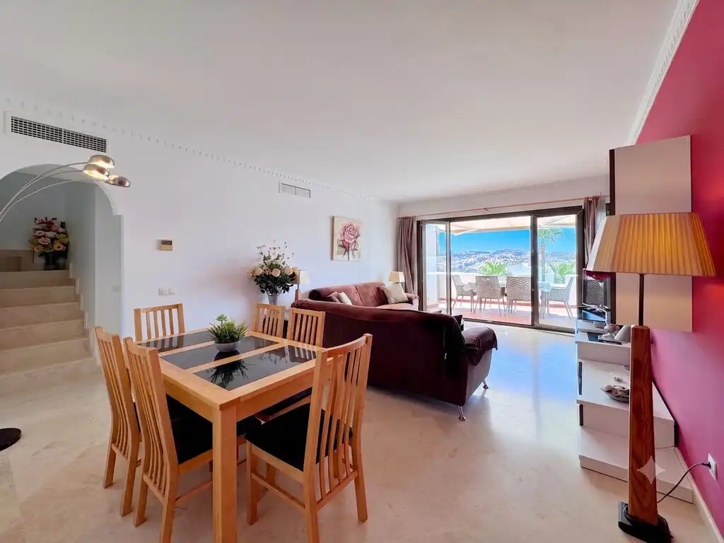 Dining room of Duplexes for sale in Mijas  with Air Conditioner, Terrace and Storage room