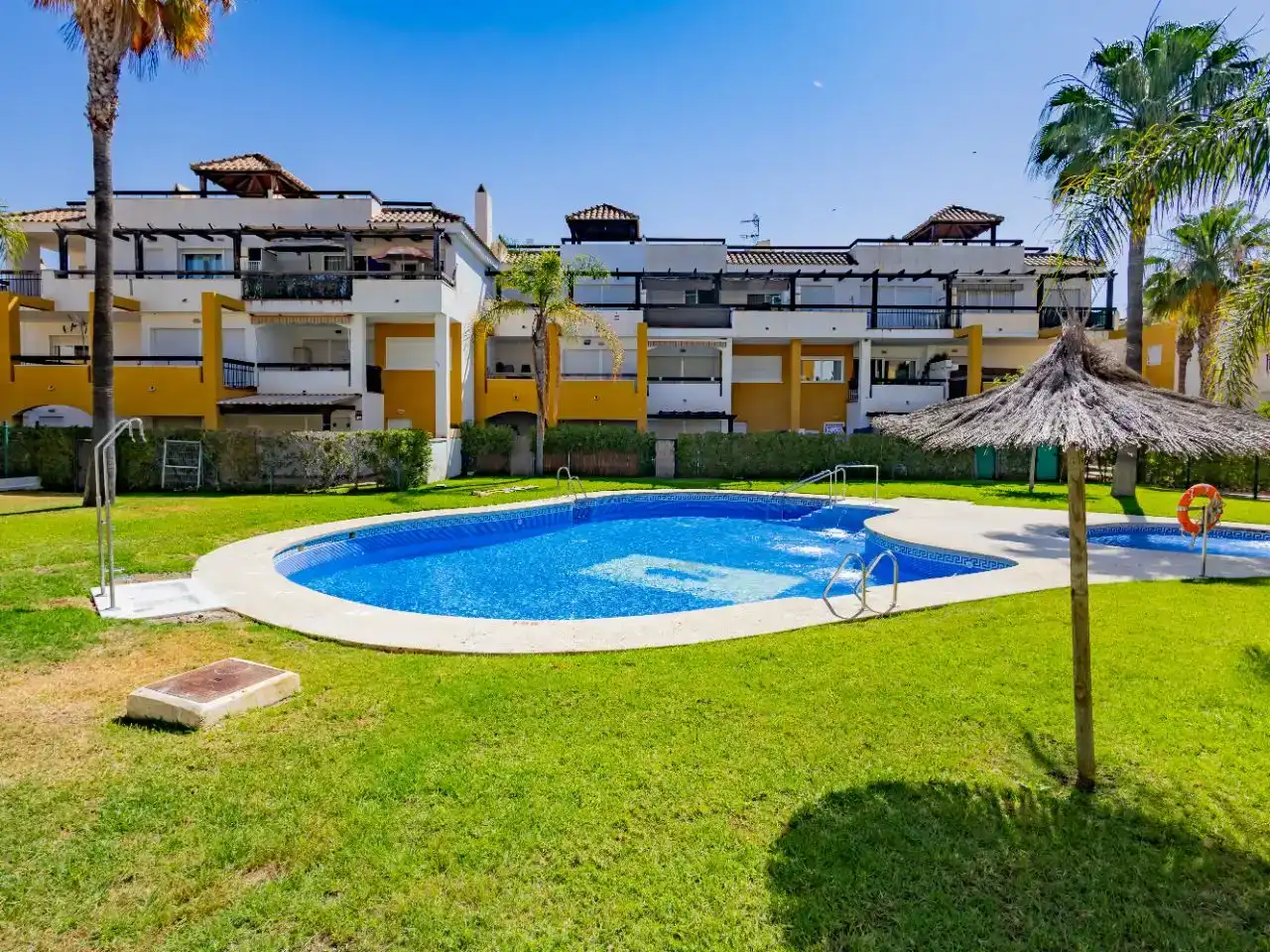Exterior view of Flat for sale in Vera  with Air Conditioner, Private garden and Parquet flooring