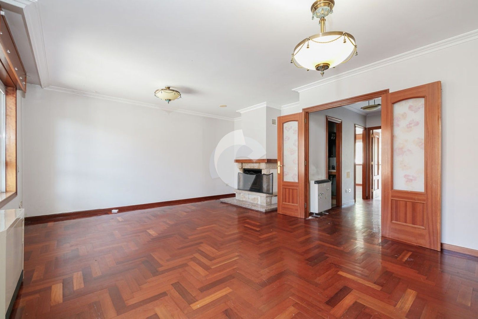 Sala d'estar de Casa adosada en venda en O Porriño  