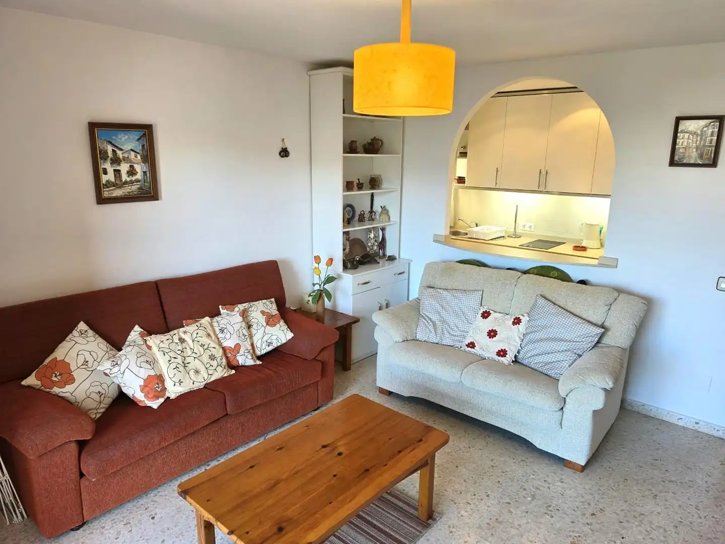Sala de estar de Apartamento en venta en Torremolinos con Aire acondicionado, Jardín privado y Terraza