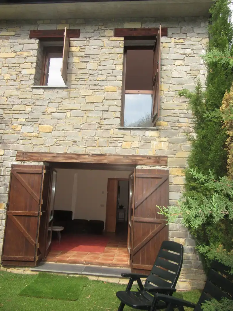 Exterior view of Houses for sale in Castiello de Jaca  with Heating, Private garden and Storage room
