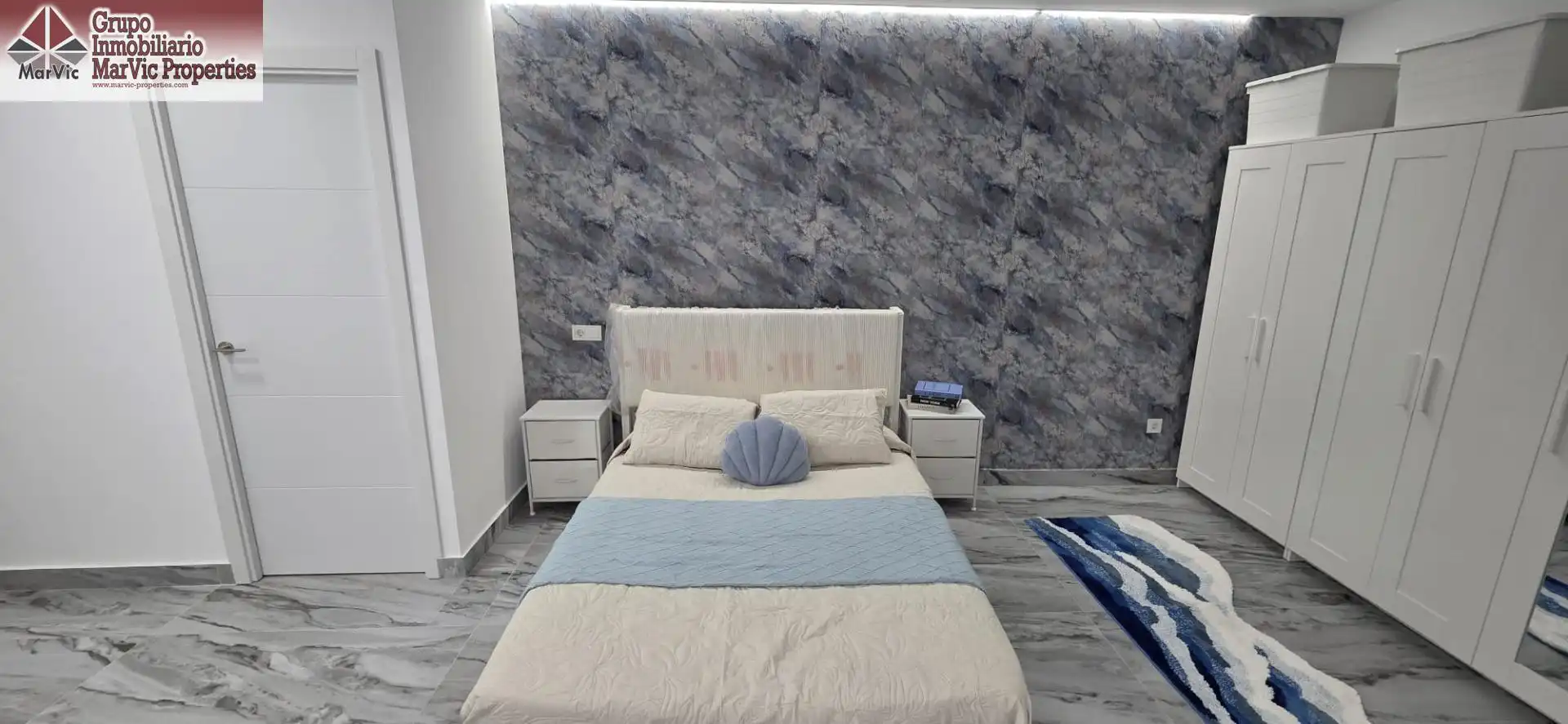 Bedroom of Ground floor for sale in Benidorm  with Air Conditioner, Furnished and Community pool