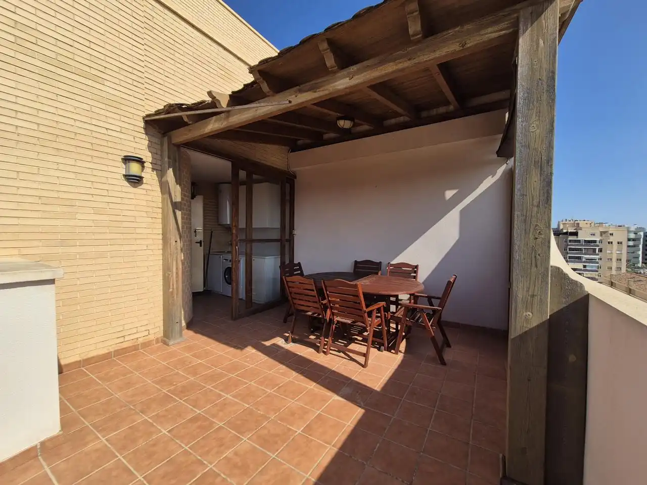 Terrassa de Pis de lloguer en Elche / Elx amb Aire condicionat, Calefacció i Piscina comunitària
