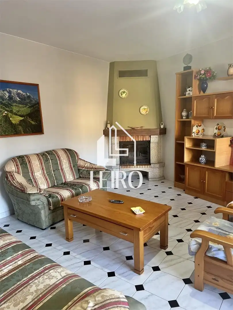 Living room of Houses for sale in Boiro  with Terrace, Storage room and Furnished
