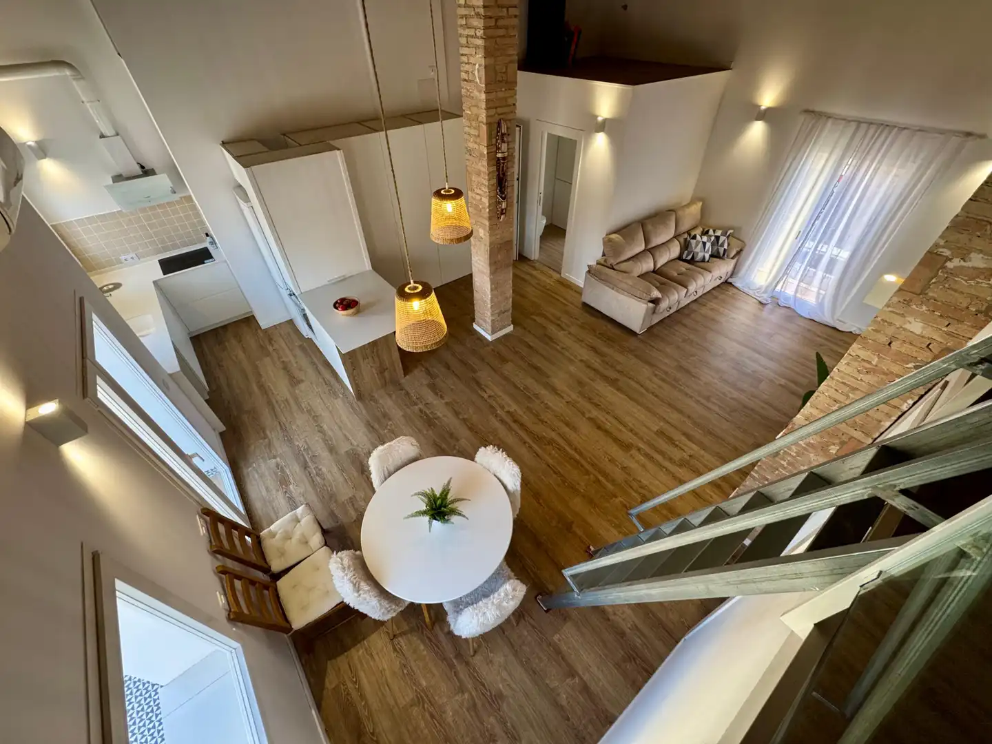 Sala de estar de Piso de alquiler en Sagunto / Sagunt con Aire acondicionado, Amueblado y Horno