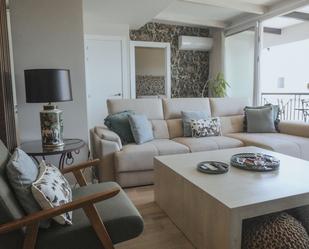 Living room of Attic to rent in Marbella  with Air Conditioner, Terrace and Swimming Pool