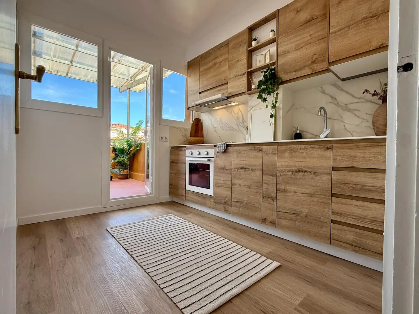 Kitchen of Attic for sale in Sant Feliu de Codines  with Air Conditioner, Heating and Terrace