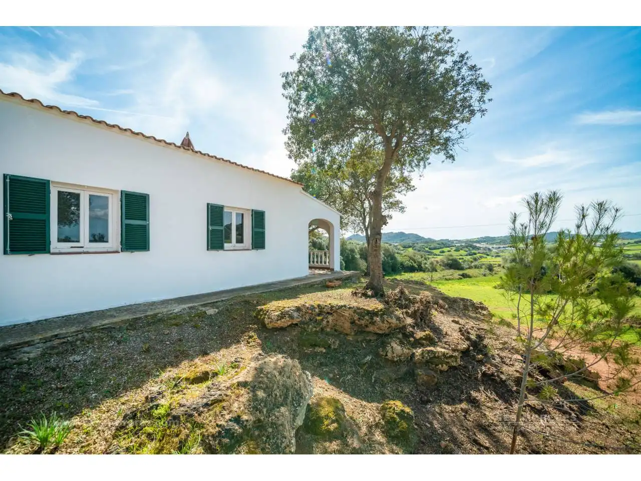 Vista exterior de Finca rústica en venda en Es Mercadal amb Jardí privat i Terrassa