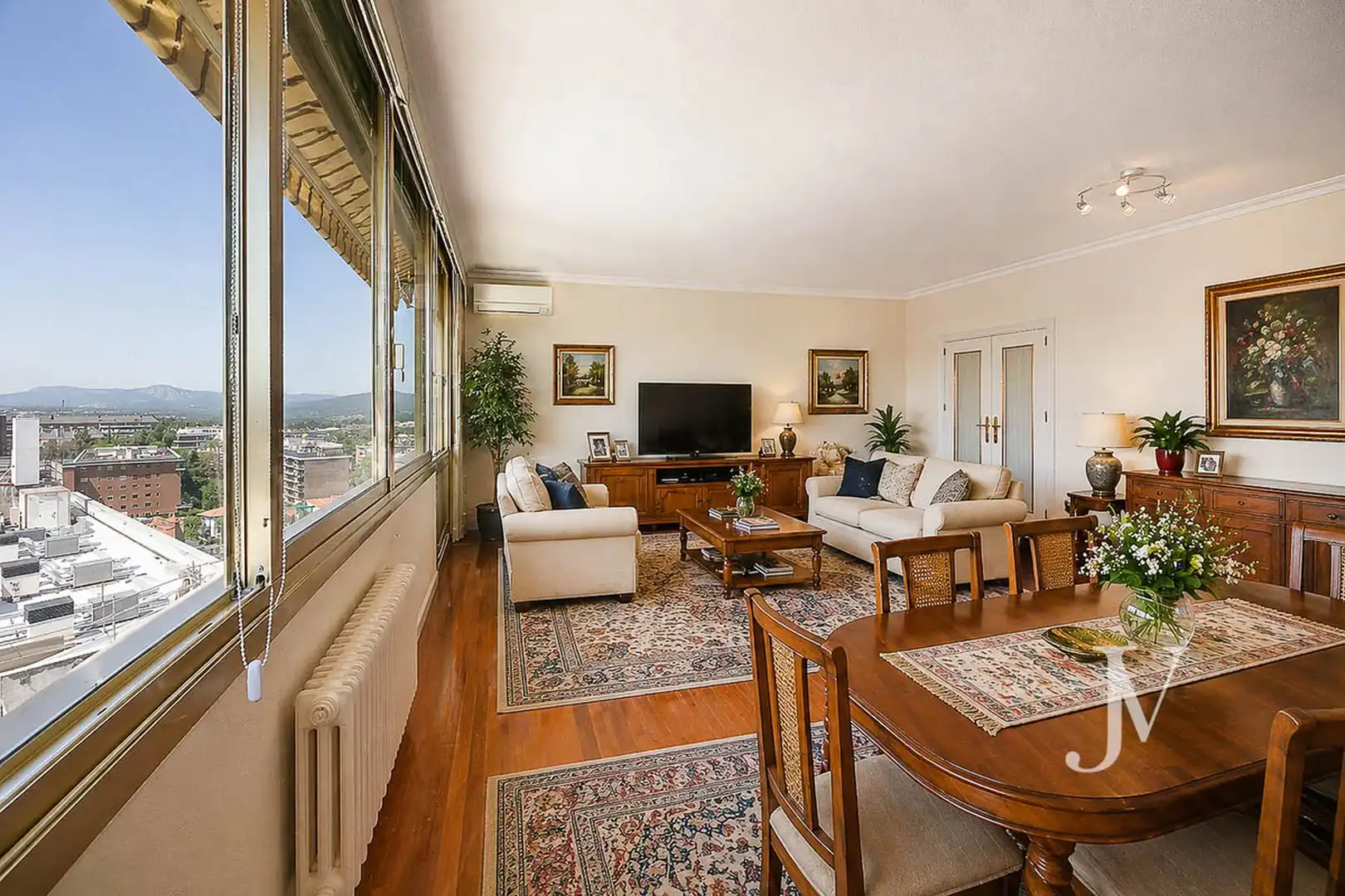 Sala de estar de Piso en venta en  Madrid Capital con Aire acondicionado, Calefacción y Terraza