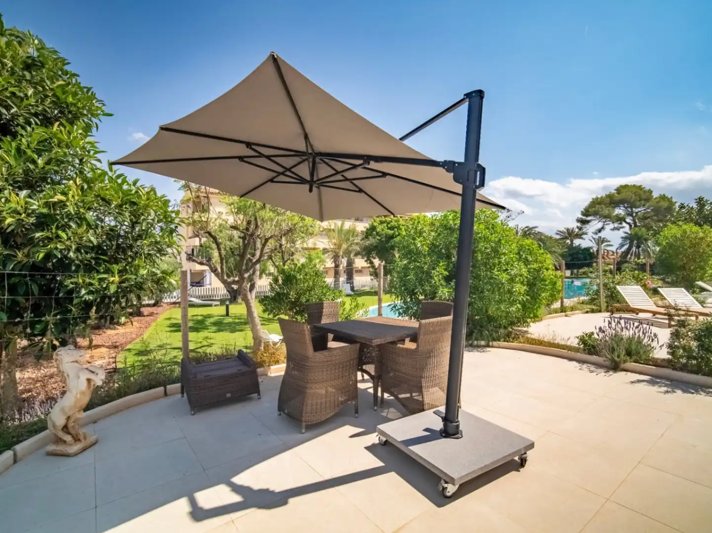 Terrassa de Apartament en venda en L'Alfàs del Pi amb Aire condicionat, Calefacció i Jardí privat