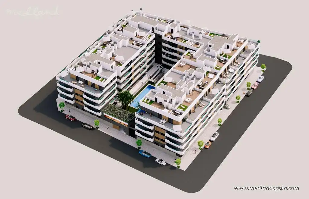 Apartment with pool for sale in Santa Pola ciudad