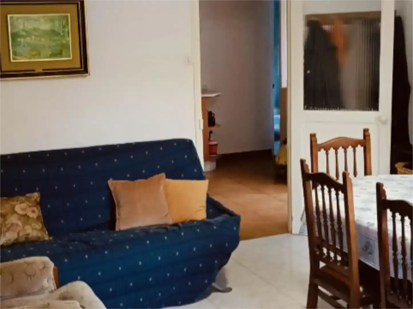 Sala d'estar de Finca rústica en venda en Folgoso do Courel amb Jardí privat, Traster i Moblat