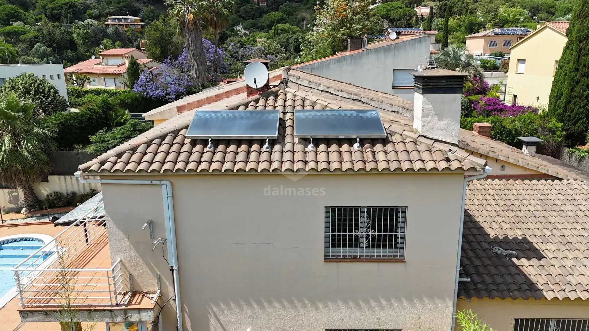 Außenansicht von Haus oder Chalet zum Verkauf in Cabrera de Mar mit Heizung, Privatgarten und Terrasse