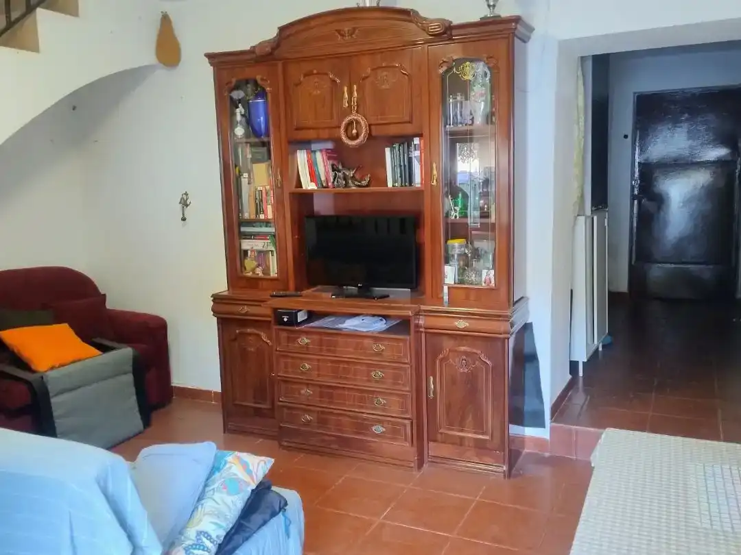 Sala d'estar de Pis en venda en San Nicolás del Puerto amb Jardí privat, Traster i Moblat