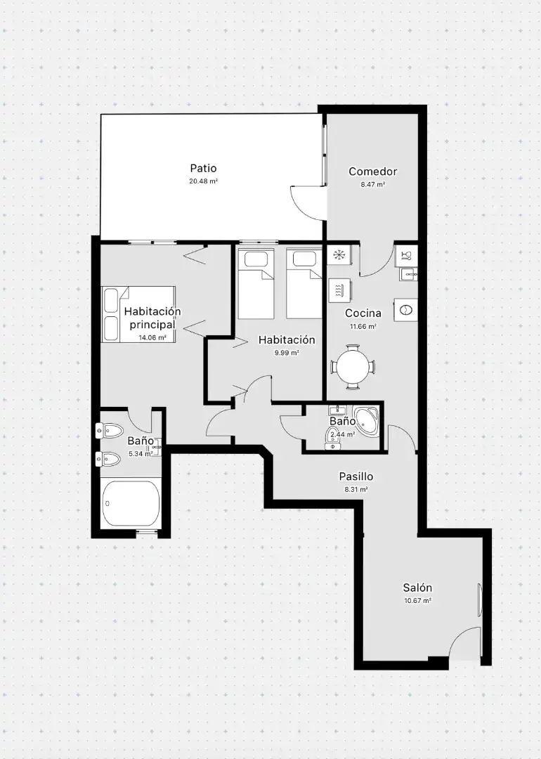 Piso en venta en Las Flores