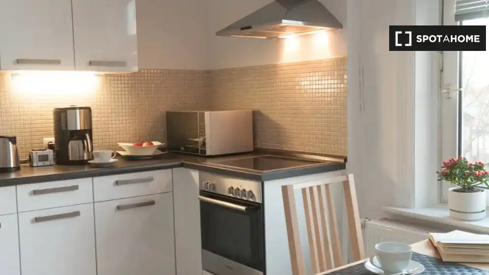 Cocina de Apartamento para compartir en Monesma y Cajigar con Aire acondicionado, Terraza y Amueblado