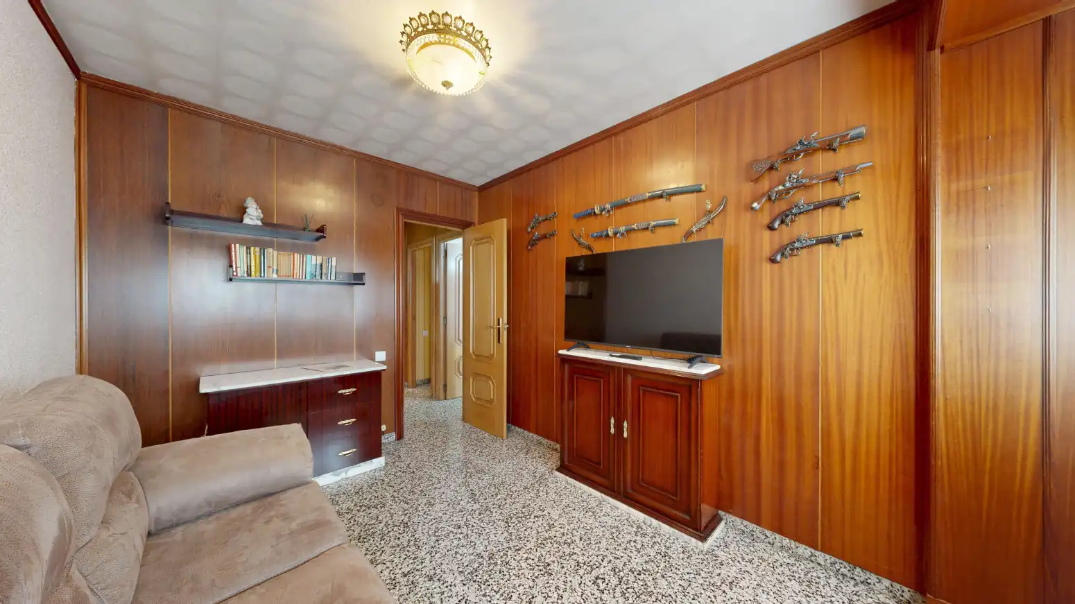 Sala de estar de Piso en venta en Valencia con Aire acondicionado y Balcón