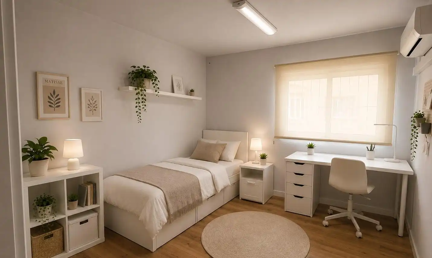 Bedroom of Flat for rent in Murcia  with Air Conditioner