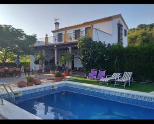 Exterior view of Country house for sale in La Puebla de los Infantes  with Air Conditioner, Terrace and Swimming Pool