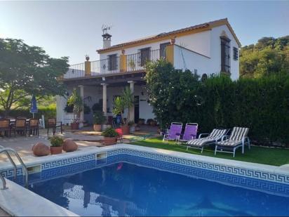 Exterior view of Country house for sale in La Puebla de los Infantes  with Air Conditioner, Heating and Private garden