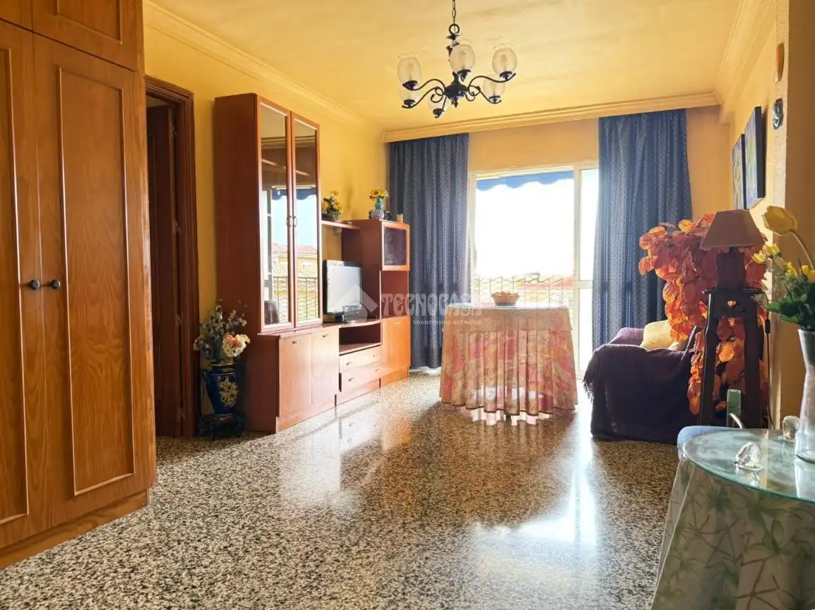 Sala de estar de Piso en venta en Málaga con Terraza