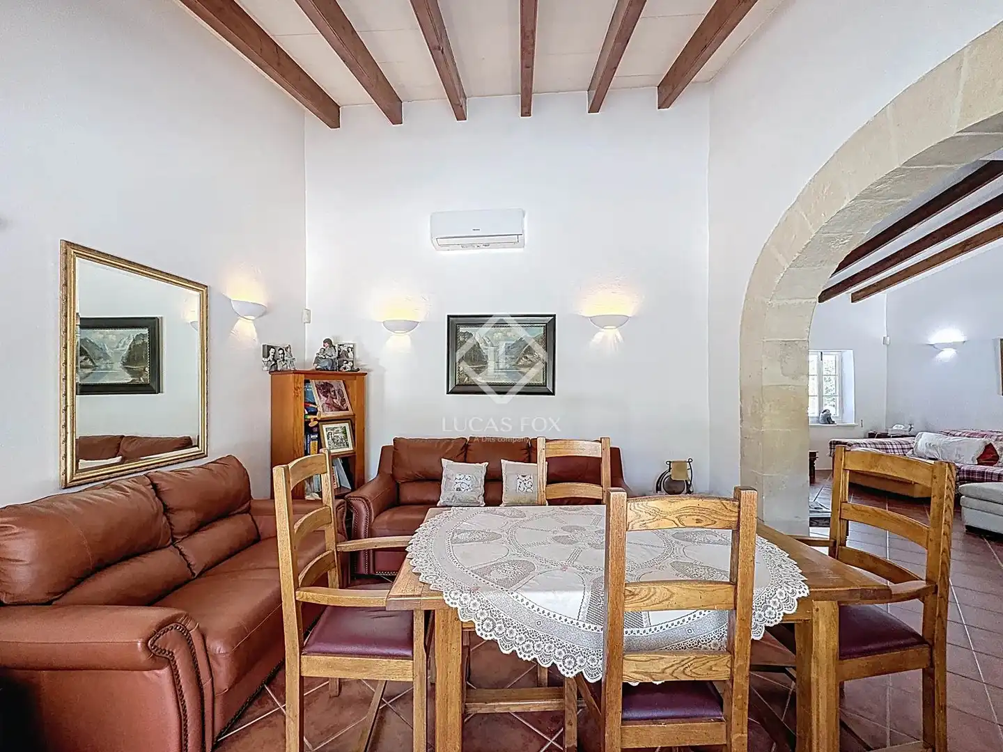 Comedor de Finca rústica en venta en Es Castell con Aire acondicionado, Calefacción y Jardín privado