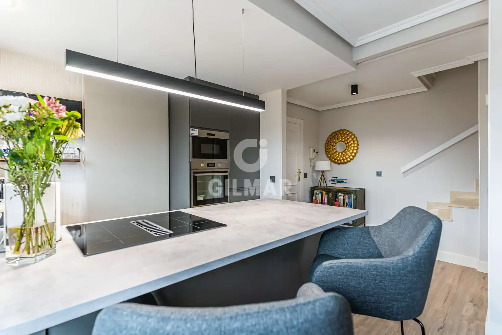 Cocina de Dúplex en venta en Boadilla del Monte con Calefacción, Jardín privado y Trastero