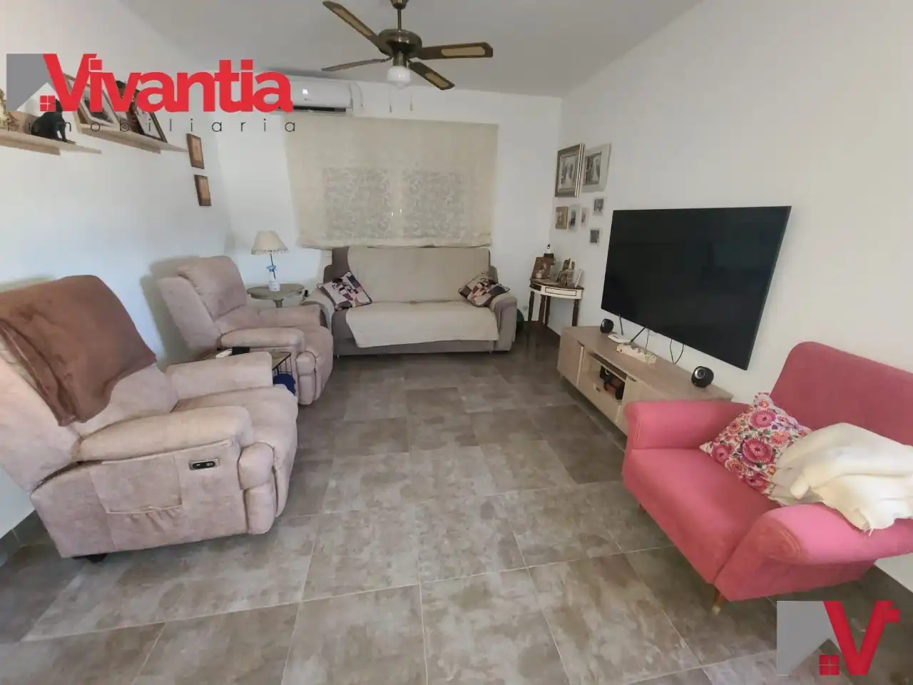 Sala de estar de Casa o chalet en venta en Puerto Lumbreras con Aire acondicionado, Jardín privado y Terraza