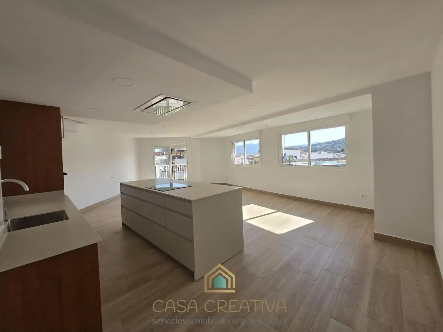 Sala d'estar de Pis de lloguer en Gandia amb Aire condicionat, Calefacció i Terrassa