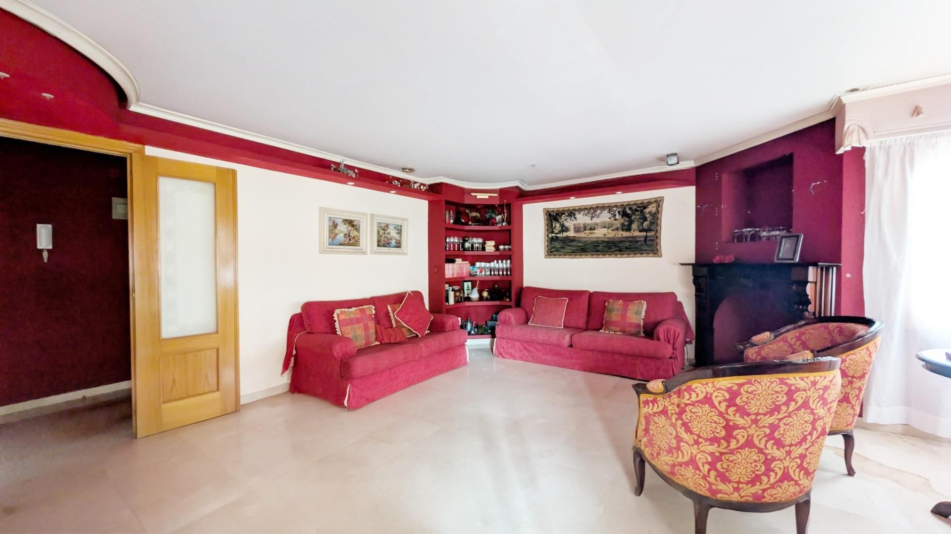 Living room of Flat for sale in Elche / Elx  with Air Conditioner, Heating and Storage room