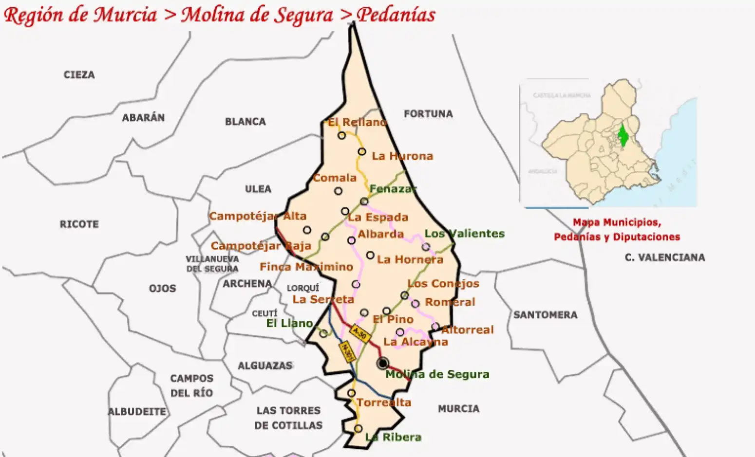 Exterior view of Houses for sale in Molina de Segura