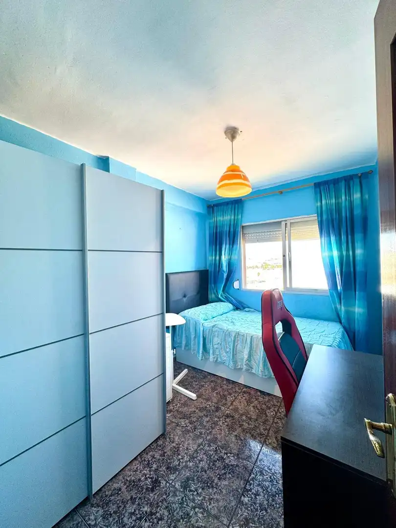 Bedroom of Flat for sale in Málaga