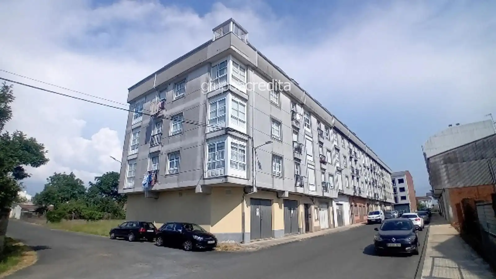 Vista exterior de Pis en venda en Melide amb Calefacció, Parquet i Traster